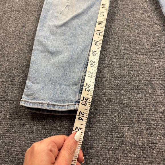 ABERCROMBIE KIDS Denim High Rise Mini Mom Jean Distressed size: 11/12 - Picture 5 of 7